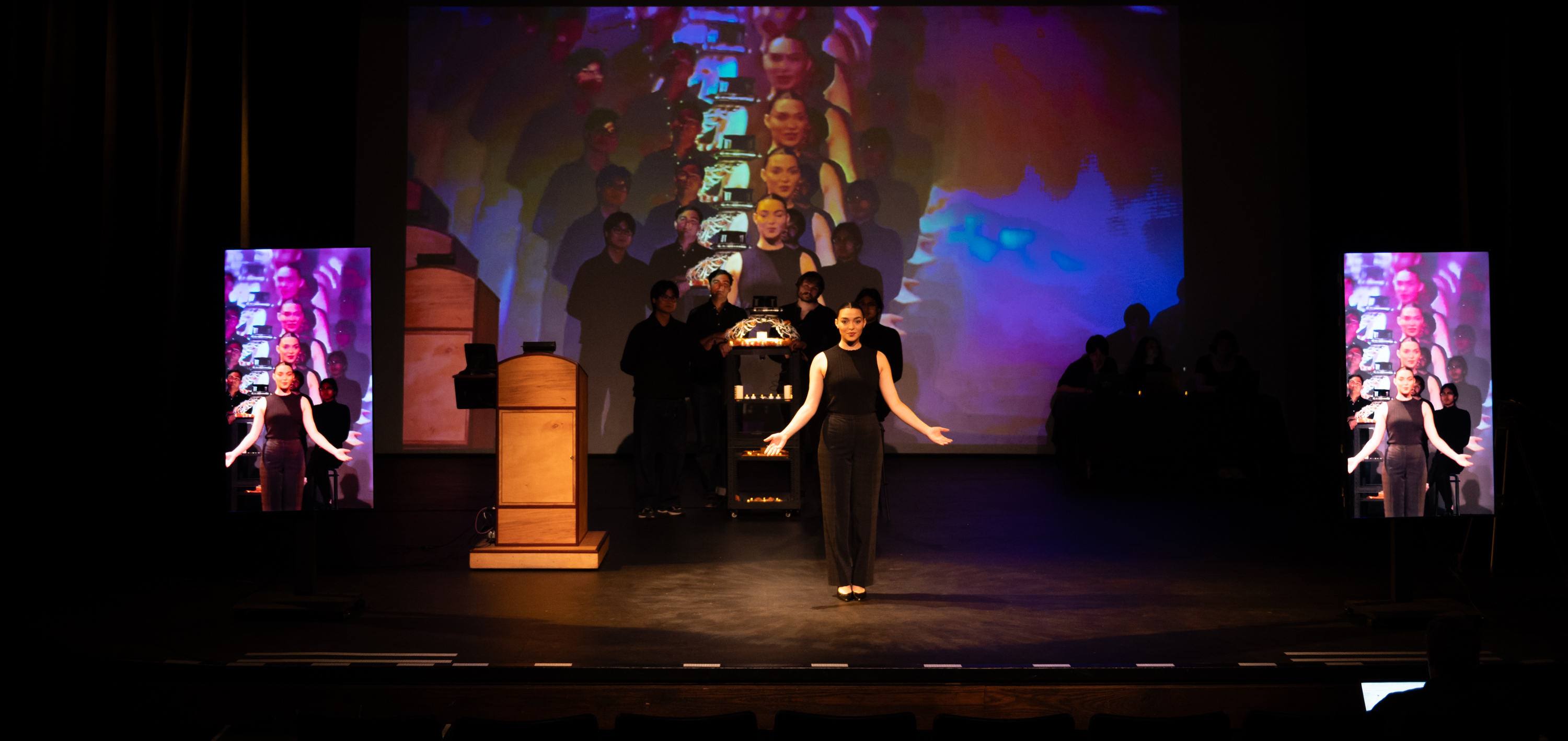 Photograph from A Funeral for the Internet. Photo by Michael Baba.