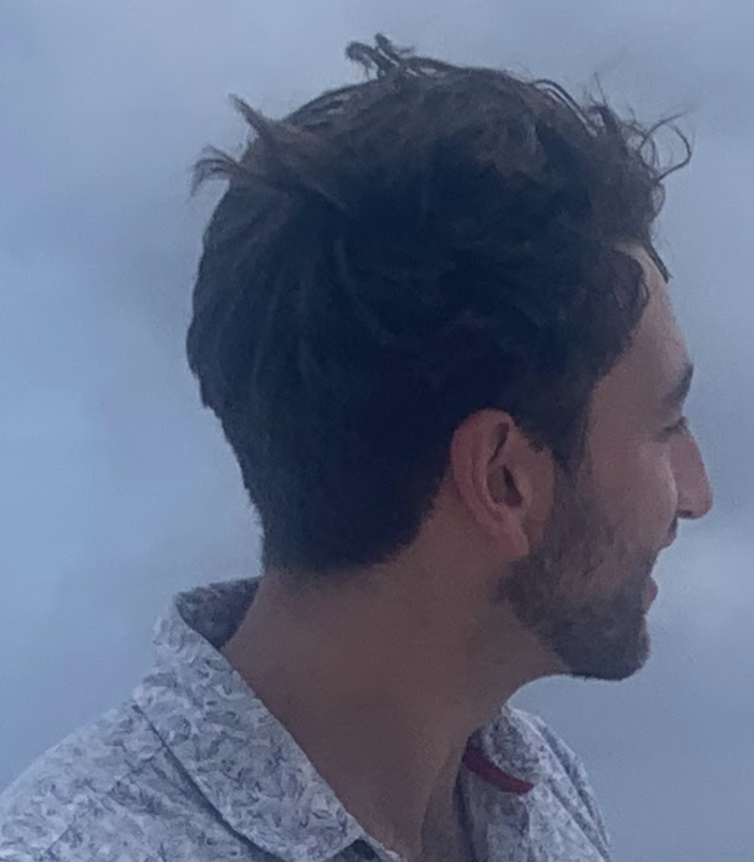 A picture of me looking out over the beach.
